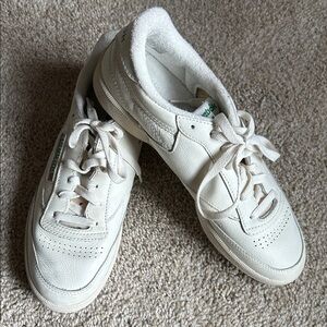 Reebok Men’s Club C Cream Sneakers